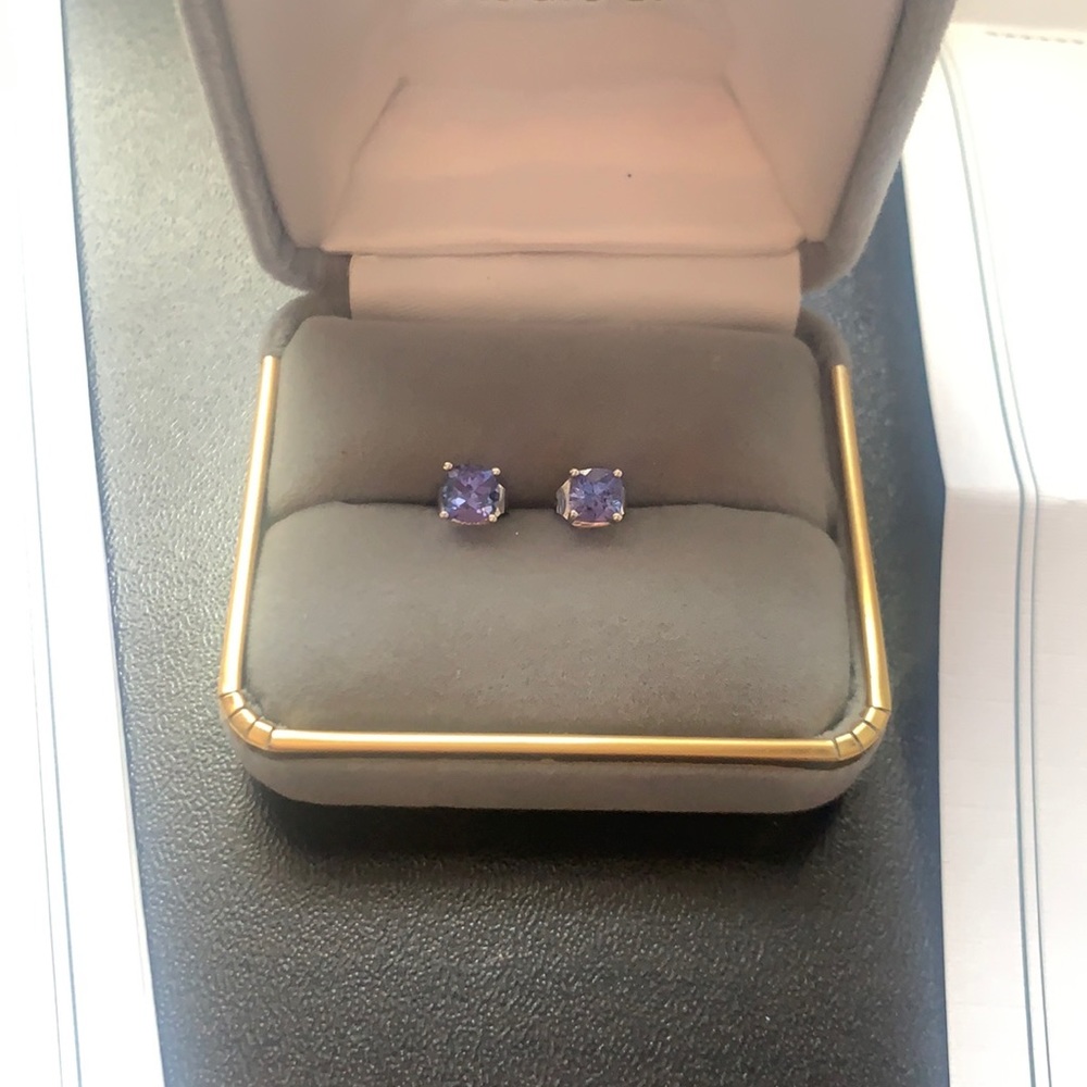 Tanzanite earrings